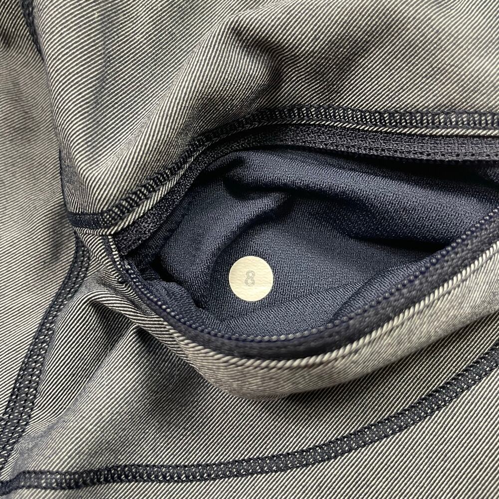 🔥Lululemon Athletic Work It Out Shorts Inkwell Navy Blue Women’s 8 - Picture 11 of 16